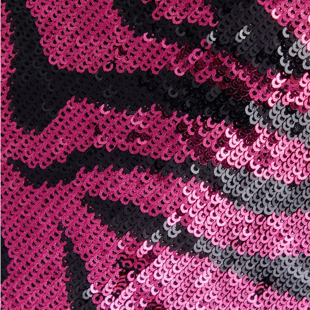 Alice + Olivia Nat Tiger Print Sequin Stunner NWT Barbie! - Picture 3 of 7
